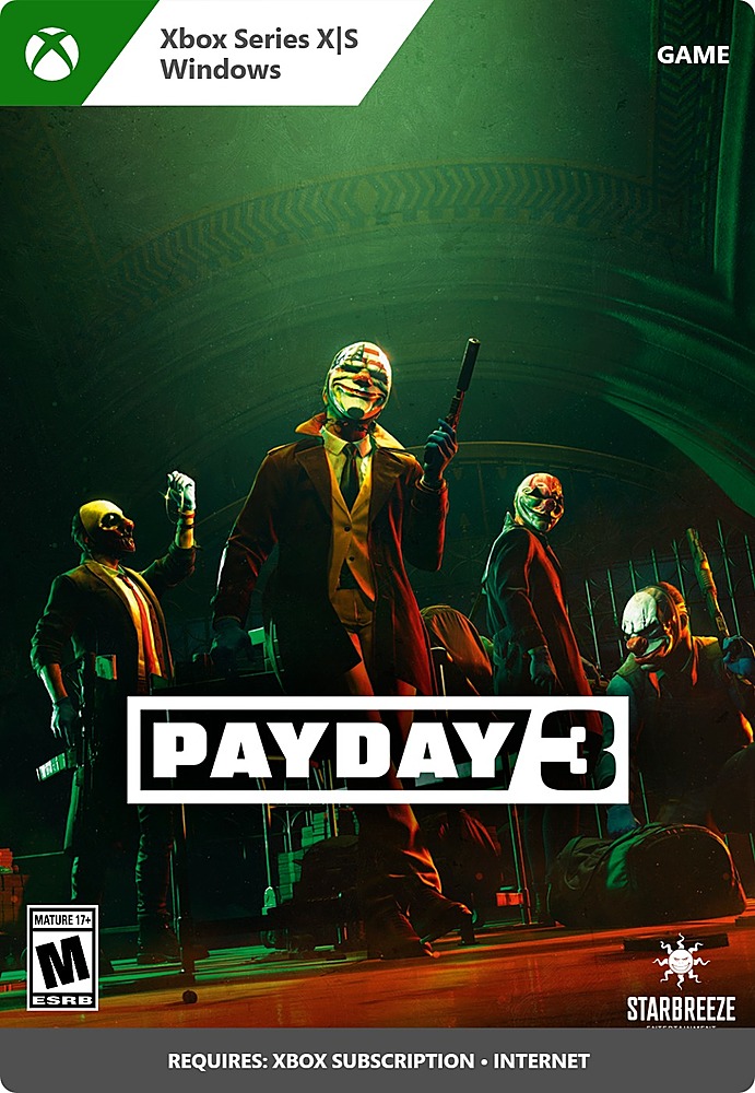 Payday 3 já está disponível com Xbox Game Pass - 21 de setembro - Windows  Club