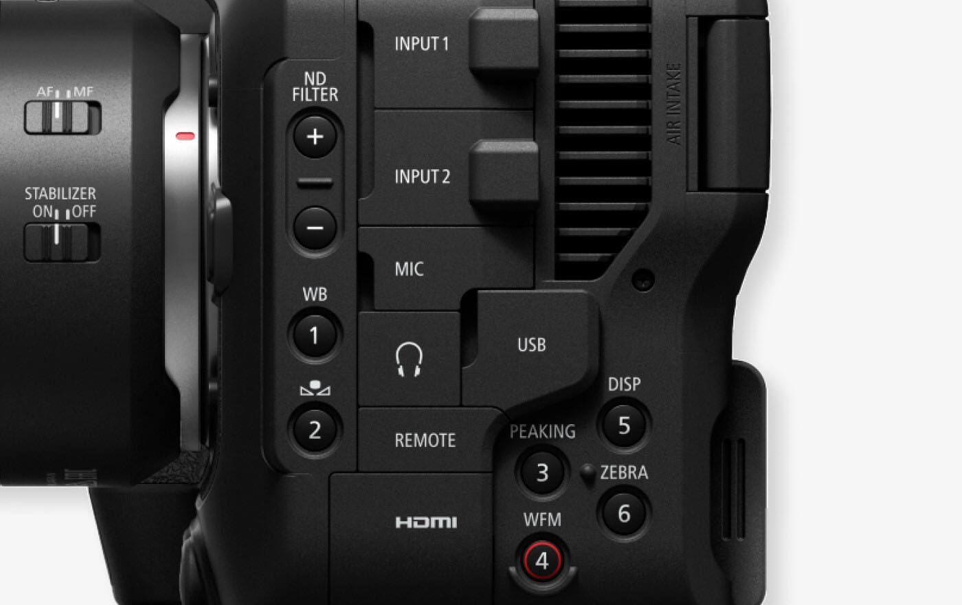 Alt View 22. Canon - EOS C70 4K Video Mirrorless Cinema Camera with RF 24-70 f/2.8 L IS USM Lens - Black.