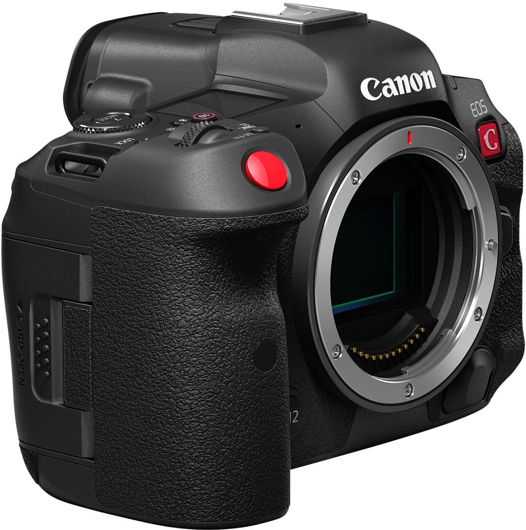 Alt View 12. Canon - EOS R5 C 8K Video Mirrorless Cinema Camera with RF 24-70 f/2.8 L IS USM Lens - Black.