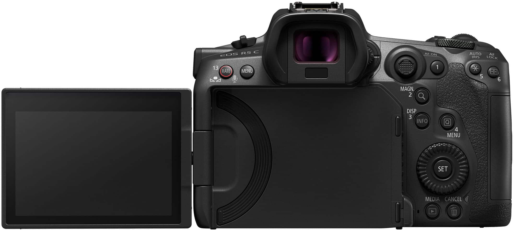 Alt View 14. Canon - EOS R5 C 8K Video Mirrorless Cinema Camera with RF 24-70 f/2.8 L IS USM Lens - Black.