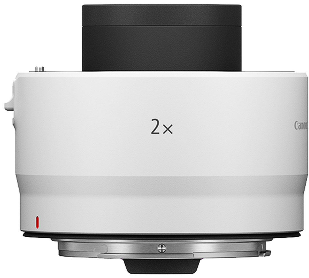 Angle View: Canon - Extender RF2x for Select RF-Series Lenses - White