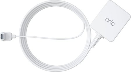 Arlo - 25' Outdoor Charging Cable for Essential Outdoor Camera and Essential XL Outdoor Camera (2nd Generation) - White