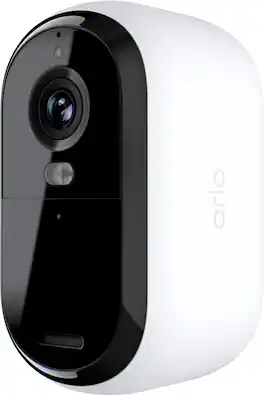 Arlo - Essential 1-Camera Outdoor Wireless HD Security Camera (2nd Generation) with Color Night Vision - White