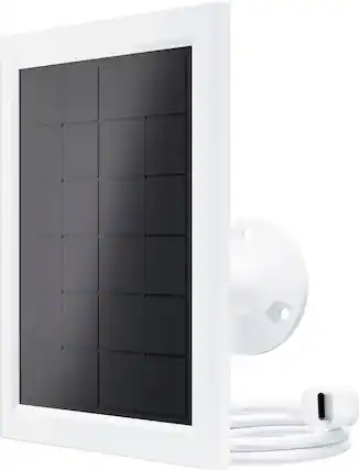 Front. Arlo - Mountable Solar Panel for Arlo Essential Outdoor Camera and Essential XL Outdoor Camera (2nd Generation) - White.