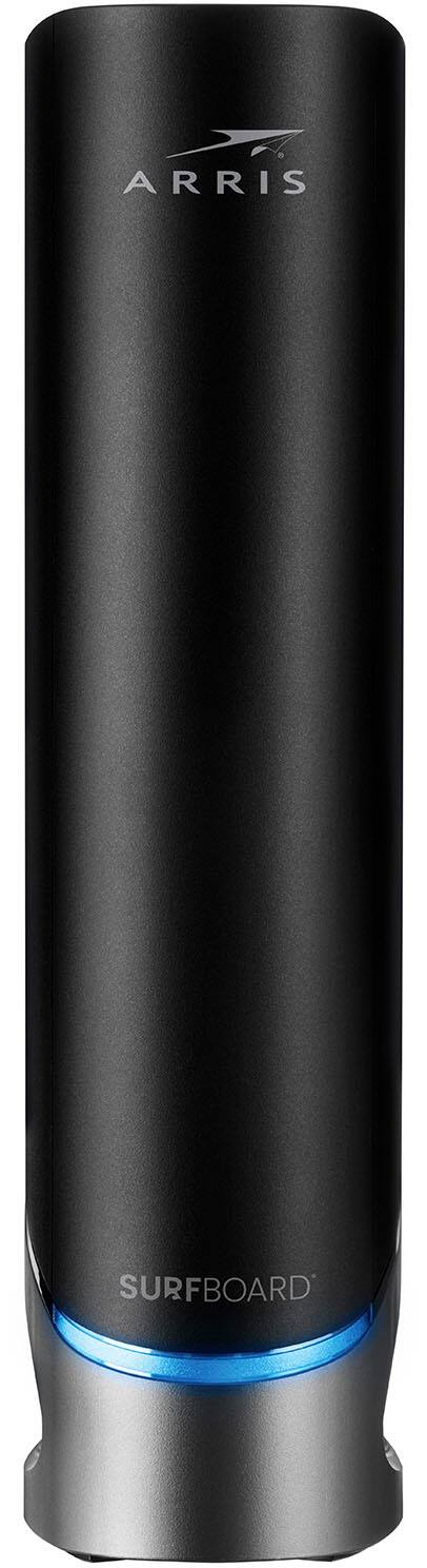 Angle. ARRIS - Surfboard Wi-Fi 7 Router with DOCSIS 3.1 Cable Modem - Black.