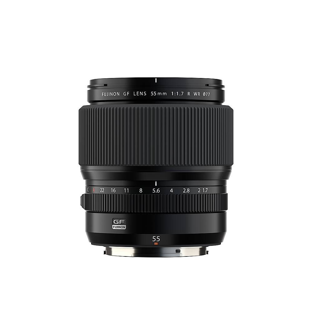 Angle. Fujinon - GF55mm F1.7 R WR Standard Prime Lens G-mount for GFX System.