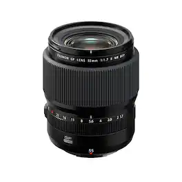 Fujinon - GF55mm F1.7 R WR Standard Prime Lens G-mount for GFX System - Black