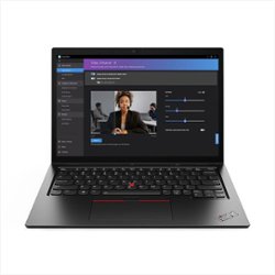 Lenovo - ThinkPad L13 Yoga Gen 4 13.3" Touch-Screen Laptop -  i7-1355U with 16GB Memory - 512GB SSD - Black - Front_Zoom