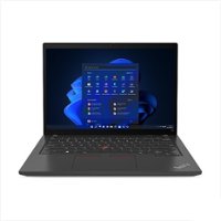 Lenovo - ThinkPad T14 Gen 3 14" Touch-Screen Laptop - AMD Ryzen 5 PRO 6650U with 16GB Memory - 256GB SSD - Black - Front_Zoom
