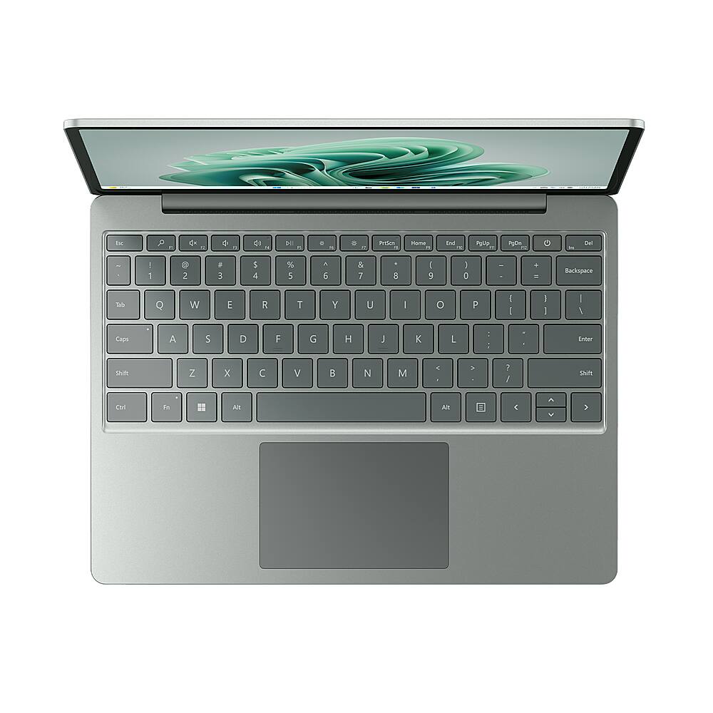 Alt View 11. Microsoft - Surface Laptop Go 3 - 12.4" Touch-Screen - Intel Core i5 with 16GB Memory - 256GB SSD (Latest Model) - Sage.
