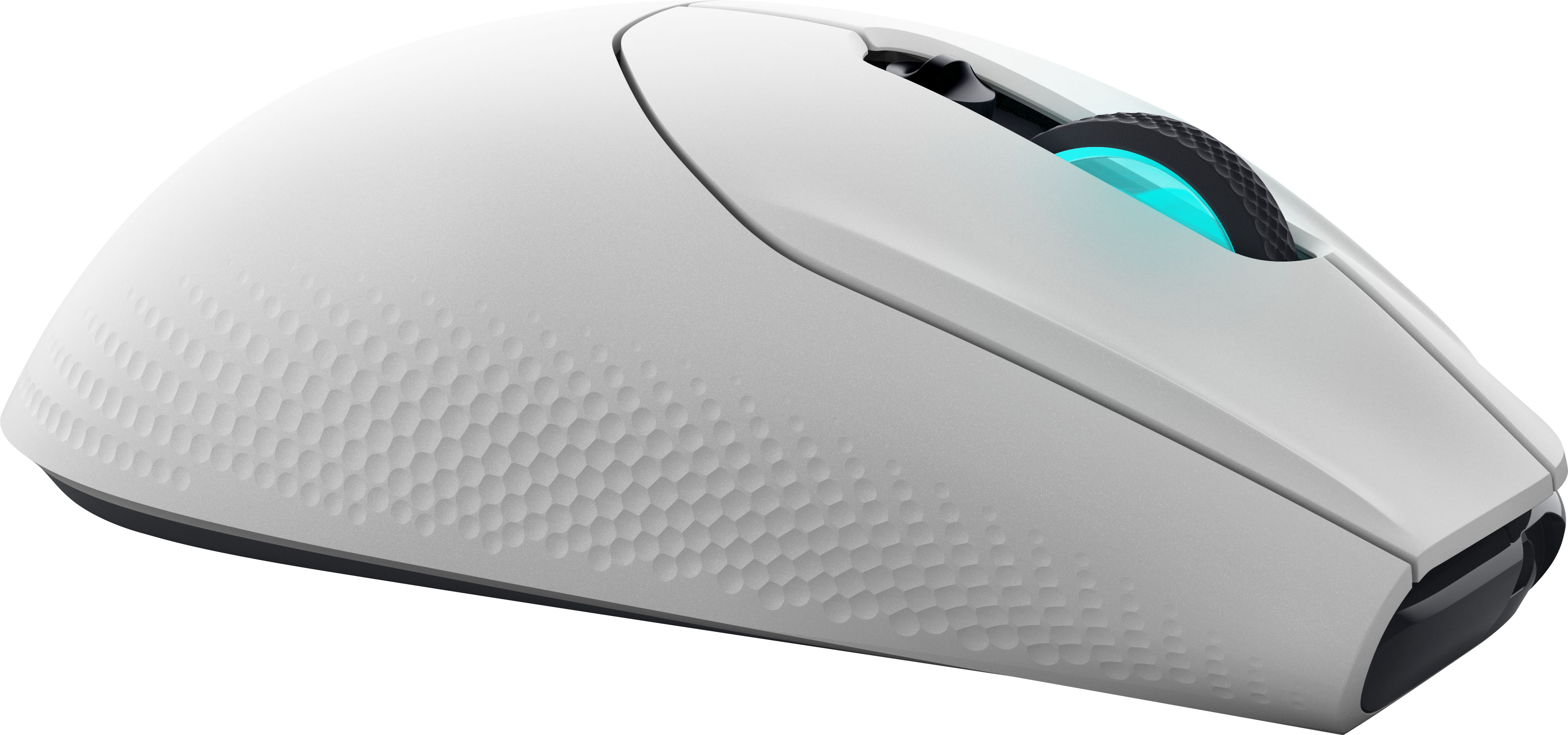 Left View: Alienware - Wireless Gaming Mouse – AW620M - Lunar Light