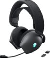 Angle Zoom. Alienware - Dual Mode Wireless Gaming Headset - AW720H - Dark Side of the Moon.