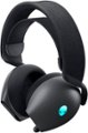 Left Zoom. Alienware - Dual Mode Wireless Gaming Headset - AW720H - Dark Side of the Moon.