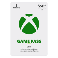 Microsoft - Xbox Game Pass Core 3 Month Subscription - Front_Zoom