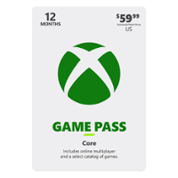 Microsoft - Xbox Game Pass Core 12 Month Subscription - Front_Zoom