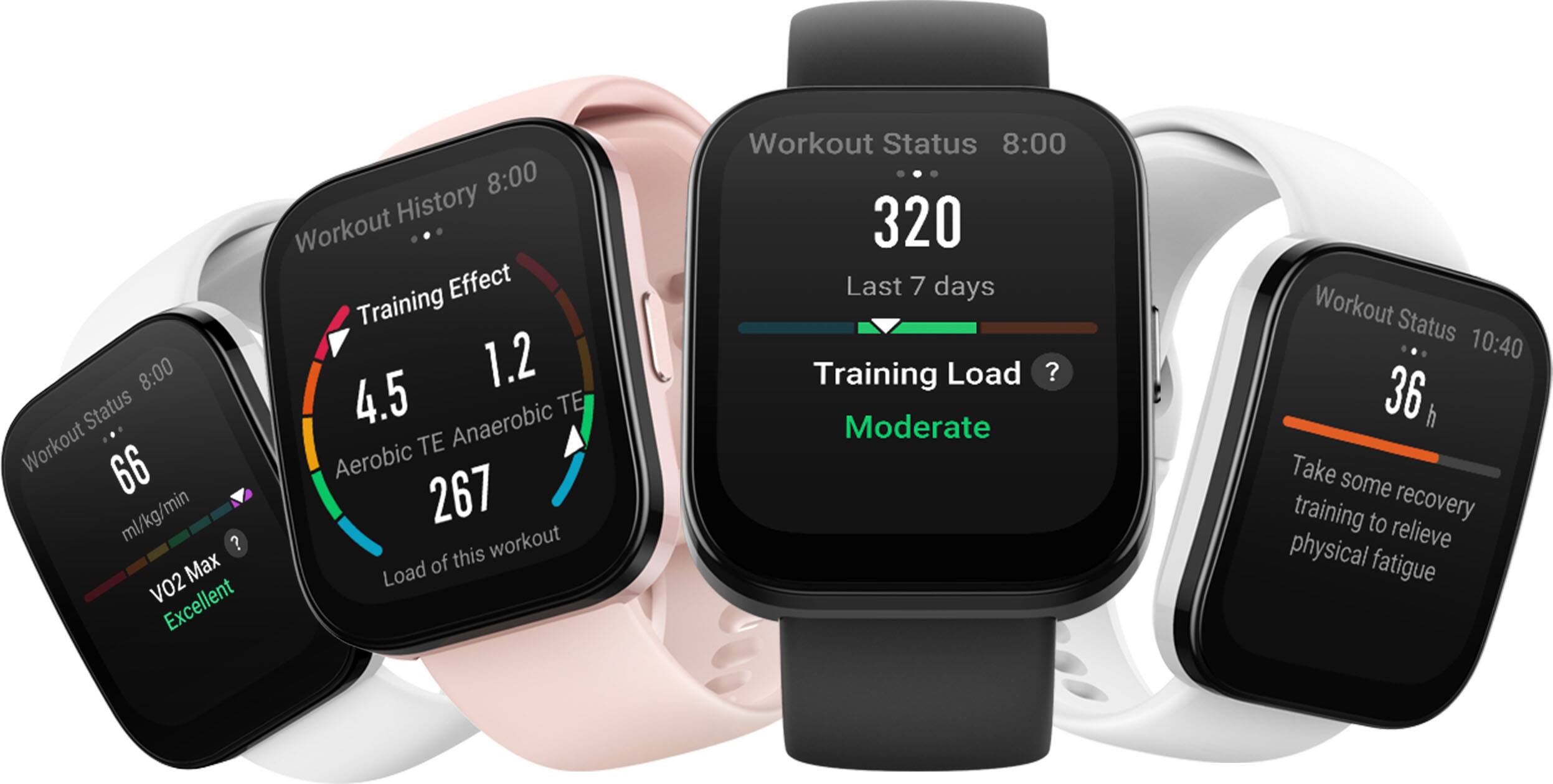 Alt View 14. Amazfit - Bip 5 Smartwatch 49mm Polycarbonate Plastic - Cream.