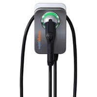 Charge Point - Home Flex Tesla Level 2 Hardwired Electric Vehicle (EV) Charger – up to 80A – 23’ - Gray - Front_Zoom