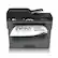 Front. Brother - MFC-L2717DW Wireless Black-and-White All-in-One Laser Printer with up to 500 Pages of Bonus Toner Included - Black.