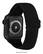 Angle. WITHit - Men's Woven Elastic Band with Slider Closure for Apple Watch 42/44/45/Ultra/Ultra 2 (49mm) - Black.