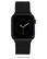 Left. WITHit - Men's Woven Elastic Band with Slider Closure for Apple Watch 42/44/45/Ultra/Ultra 2 (49mm) - Black.