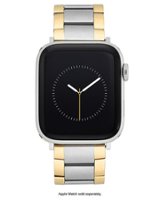 WITHit - Vince Camuto Men's Stainless Steel Link Band for Apple Watch 42/44/45/Ultra/Ultra 2 (49mm) - Silver / Gold - Angle_Zoom