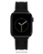 Angle. Vince Camuto - Men's Silicone Band with Black Stainless Steel Buckle for Apple Watch 42/44/45/Ultra/Ultra 2 (49mm) - Black.