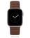 Angle. Vince Camuto - Men's Leather Band with Stitching Accents for Apple Watch 42/44/45/Ultra/Ultra 2 (49mm) - Brown.