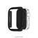 Angle. WITHit - Protective Glass Cover with Integrated Bumper for 45mm Apple Watch (45mm) - Black.