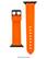 Left. Vince Camuto - Men's Silicone Band with Black Stainless Steel Buckle for Apple Watch 42/44/45/Ultra/Ultra 2 (49mm) - Orange.