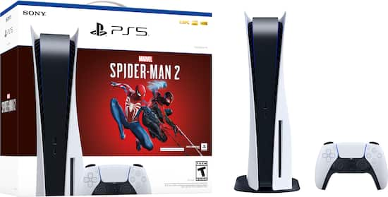 Sony PlayStation 5 Slim Console – Marvel's Spider-Man 2 Bundle (Full Game  Download Included) White 1000039815 - Best Buy