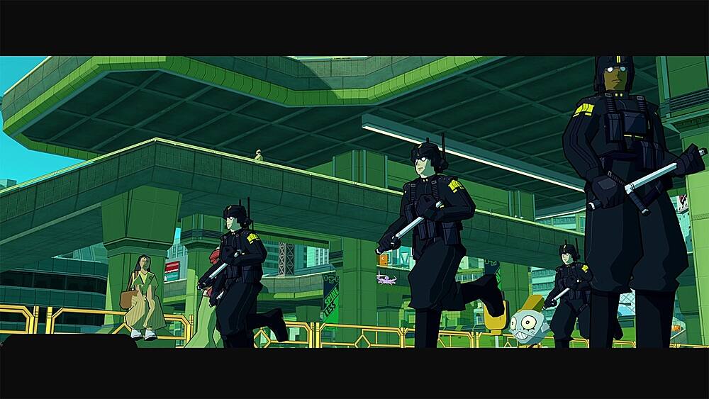 Left. Skybound - Bomb Rush Cyberfunk.