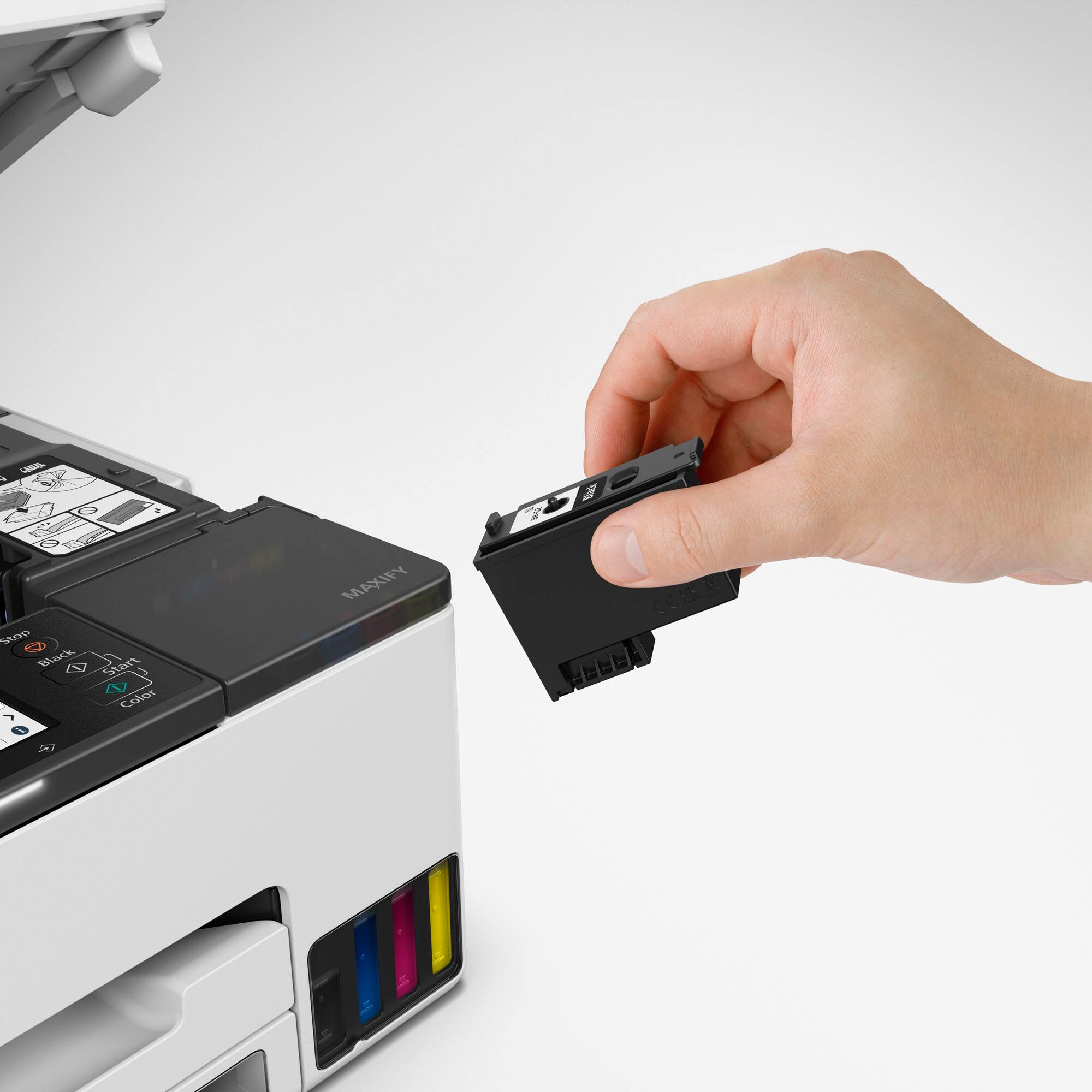 Alt View 13. Canon - MAXIFY GX2020 MegaTank Wireless All-In-One SuperTank Inkjet Printer - White.