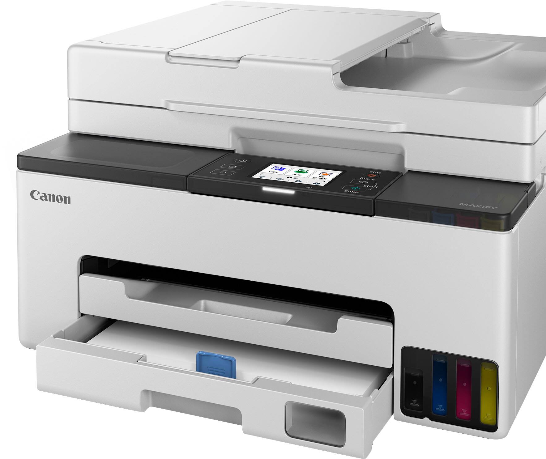 Alt View 1. Canon - MAXIFY GX2020 MegaTank Wireless All-In-One SuperTank Inkjet Printer - White.