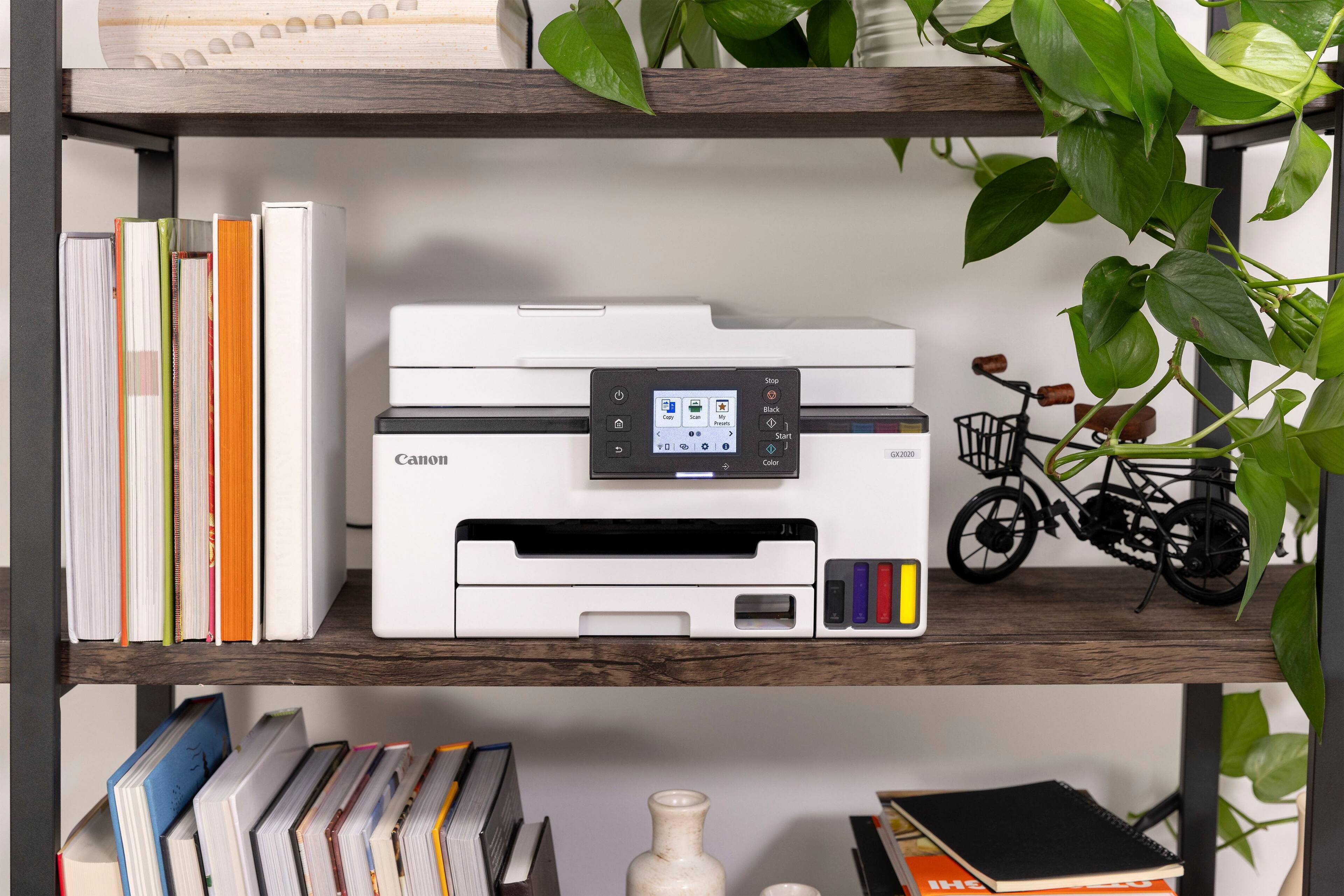 Alt View 20. Canon - MAXIFY GX2020 MegaTank Wireless All-In-One SuperTank Inkjet Printer - White.