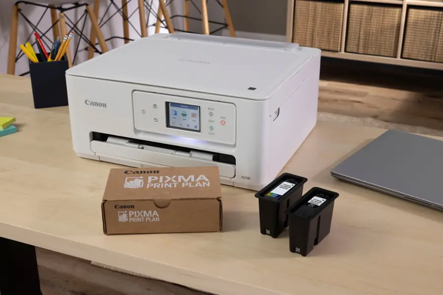 Alt View 15. Canon - PIXMA TS7720 Wireless All-In-One Inkjet Printer - White.