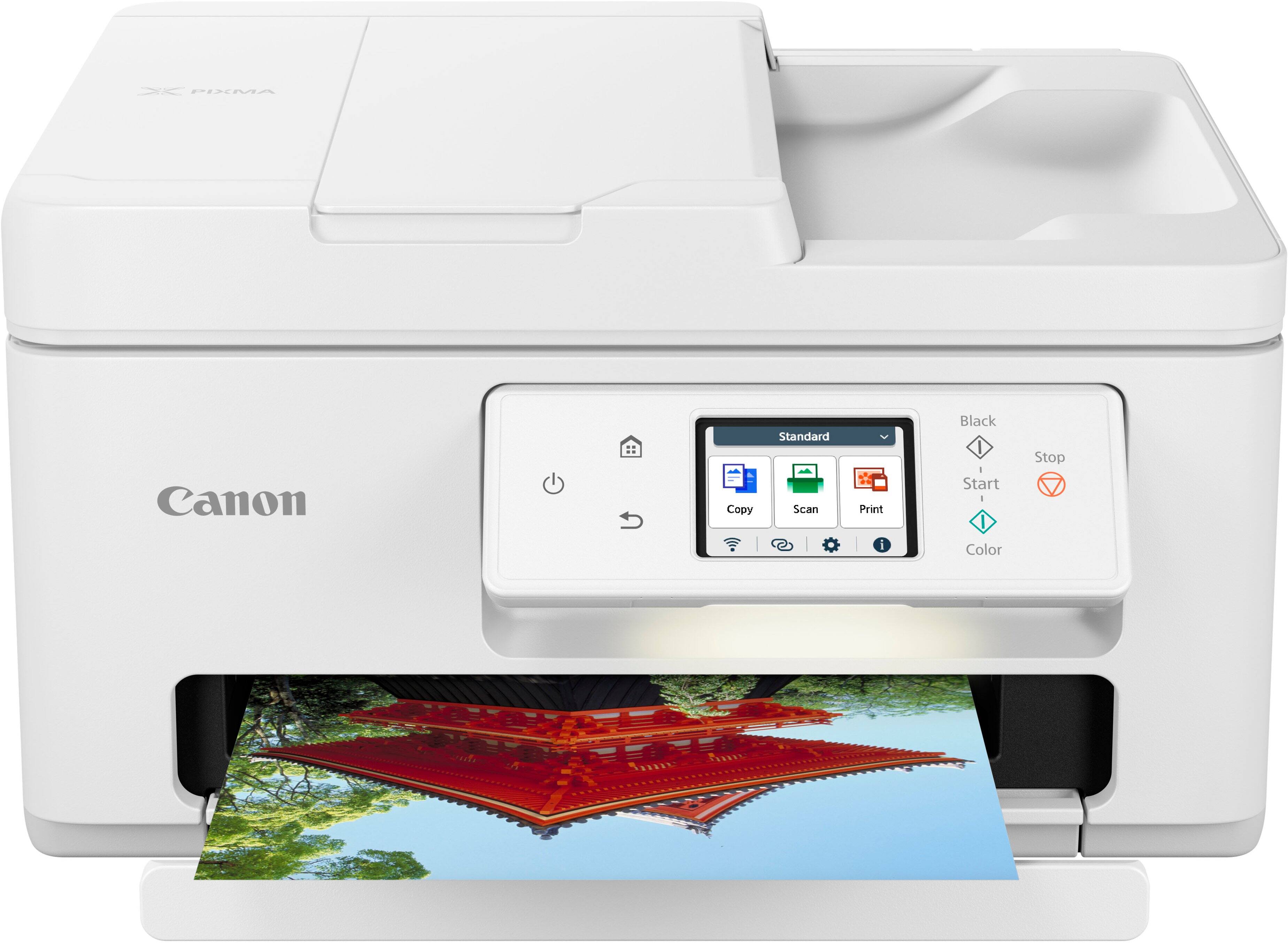 Alt View 13. Canon - PIXMA TR7820 Wireless All-In-One Inkjet Printer - White.
