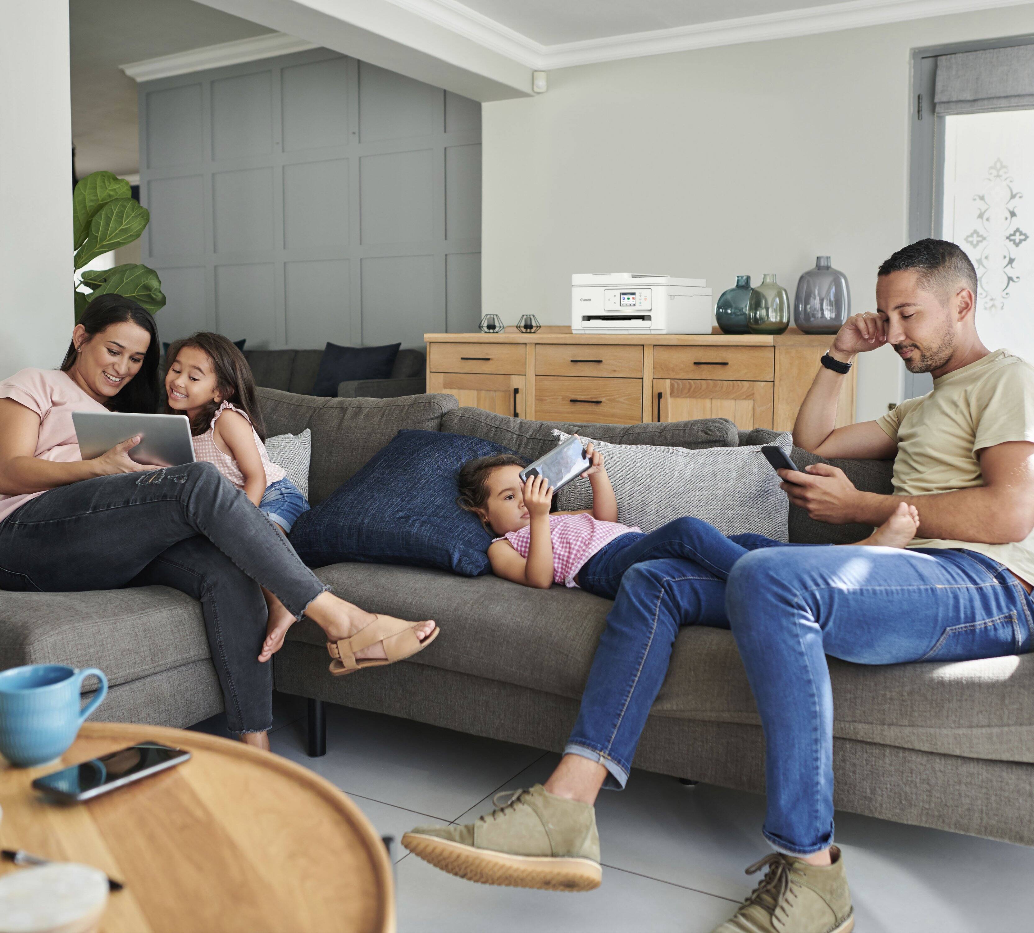 Alt View 19. Canon - PIXMA TR7820 Wireless All-In-One Inkjet Printer - White.