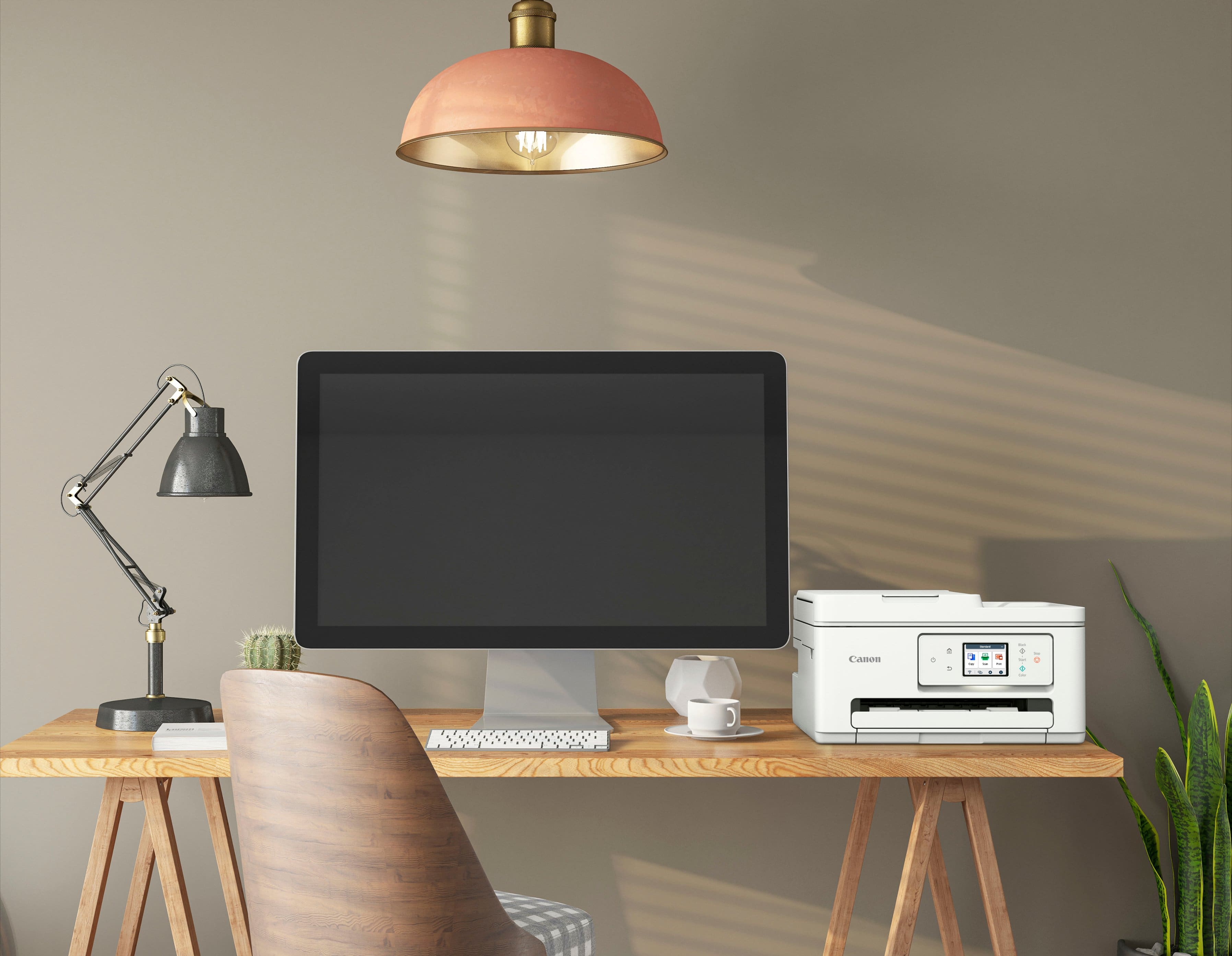 Alt View 20. Canon - PIXMA TR7820 Wireless All-In-One Inkjet Printer - White.