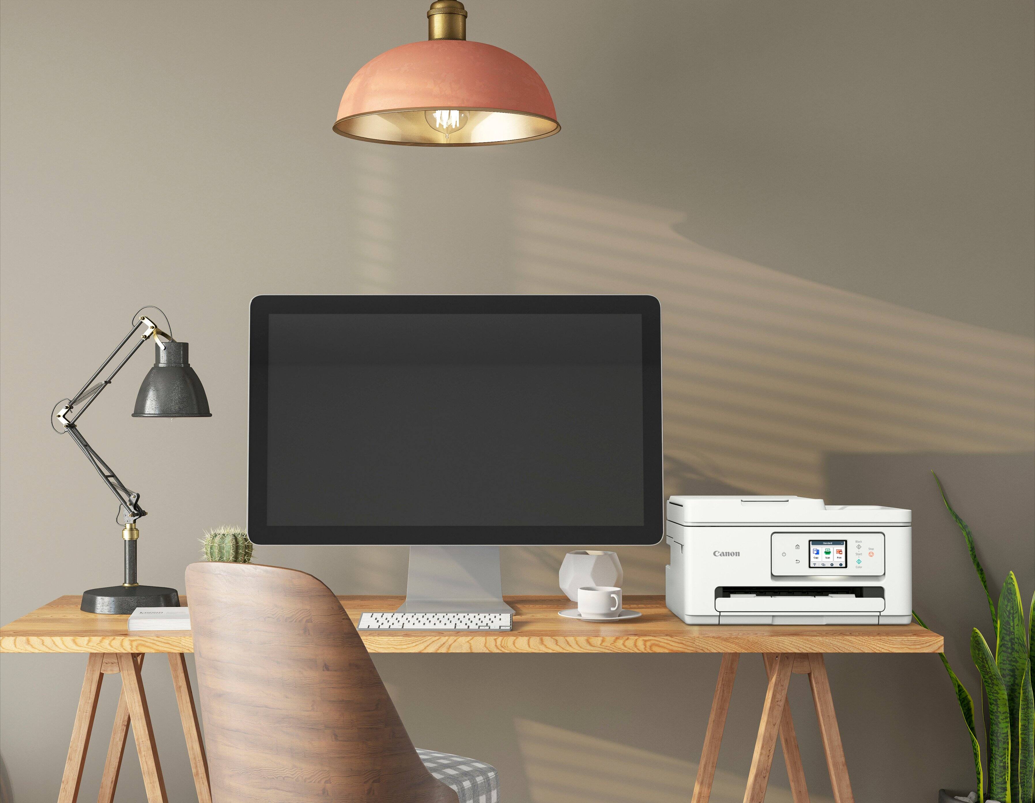 Alt View 20. Canon - PIXMA TR7820 Wireless All-In-One Inkjet Printer - White.