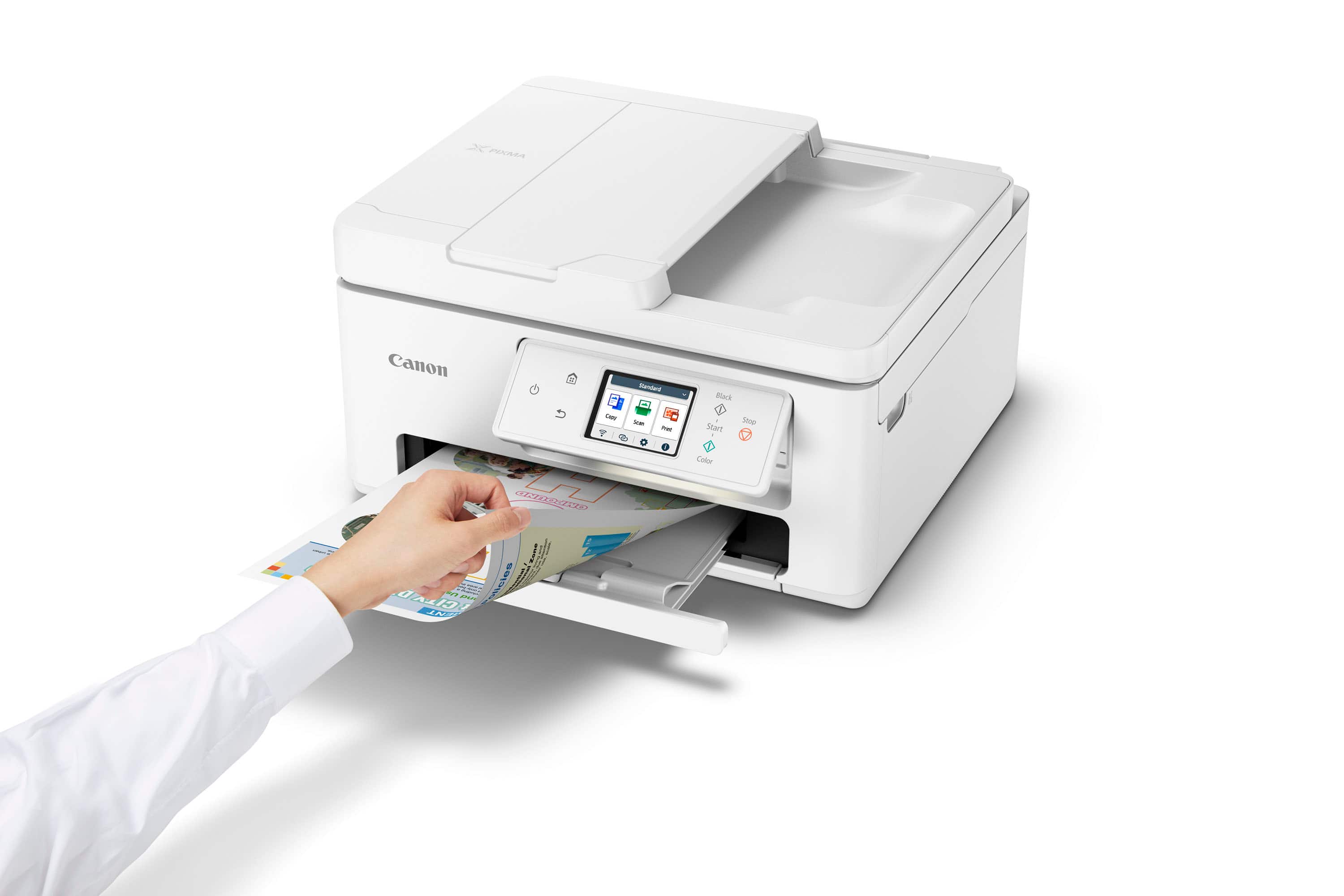 Alt View 11. Canon - PIXMA TR7820 Wireless All-In-One Inkjet Printer - White.