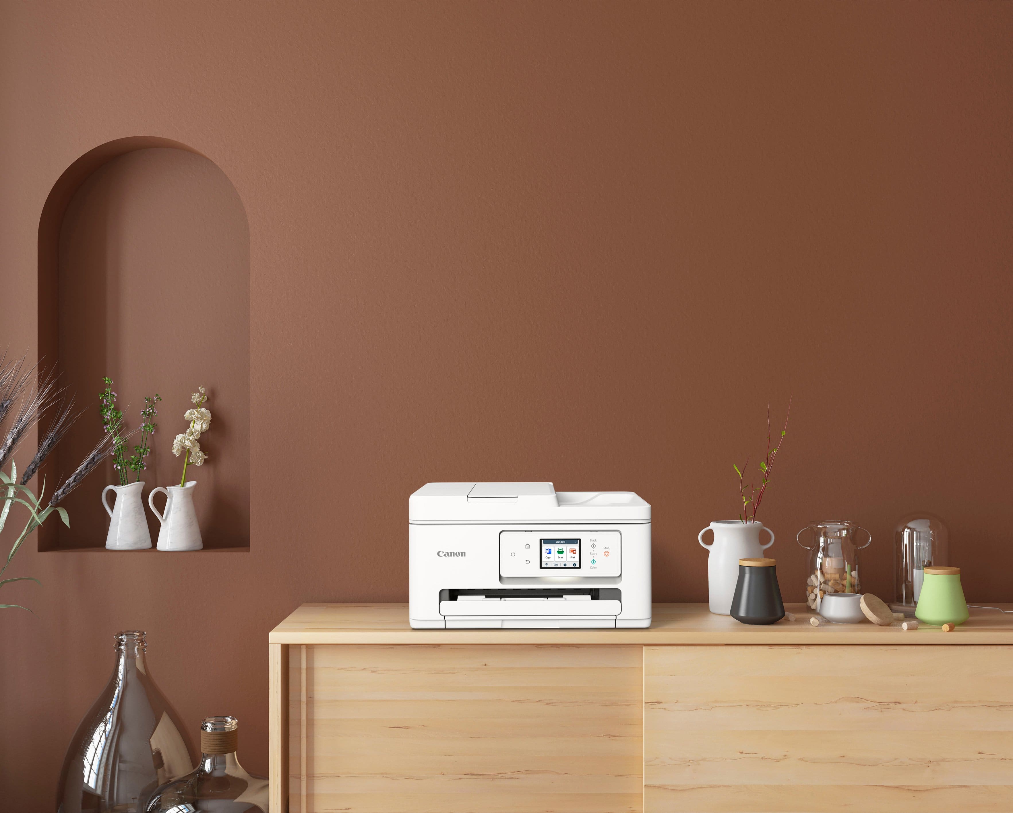 Alt View 22. Canon - PIXMA TR7820 Wireless All-In-One Inkjet Printer - White.