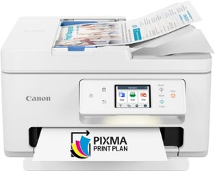 Canon - PIXMA TR7820 Wireless All-In-One Inkjet Printer - White - Front_Zoom