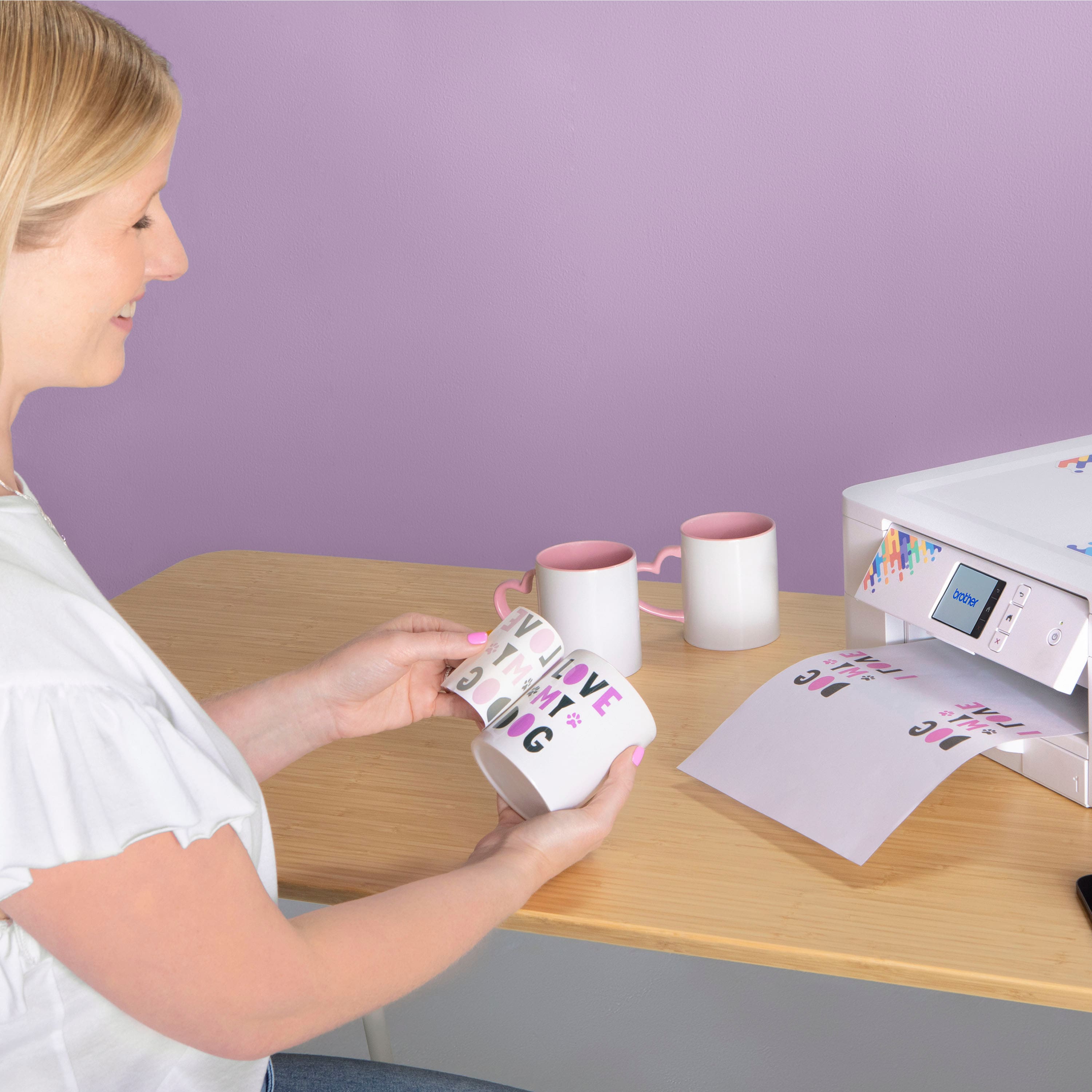 Alt View 12. Brother - SP01PL 8.5" x 11" Sublimation Paper - 100 count.