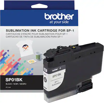 Front. Brother - SP01BKS Standard Capacity Ink Cartridge - Black.