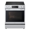 LG - 6.3 Cu. Ft. Slide-In Electric Induction True Convection Range with EasyClean and Air Fry - Stainless Steel