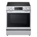 Alt View Zoom 1. LG - 6.3 Cu. Ft. Freestanding Electric Induction True Convection Range with EasyClean and Air Fry - Stainless Steel.