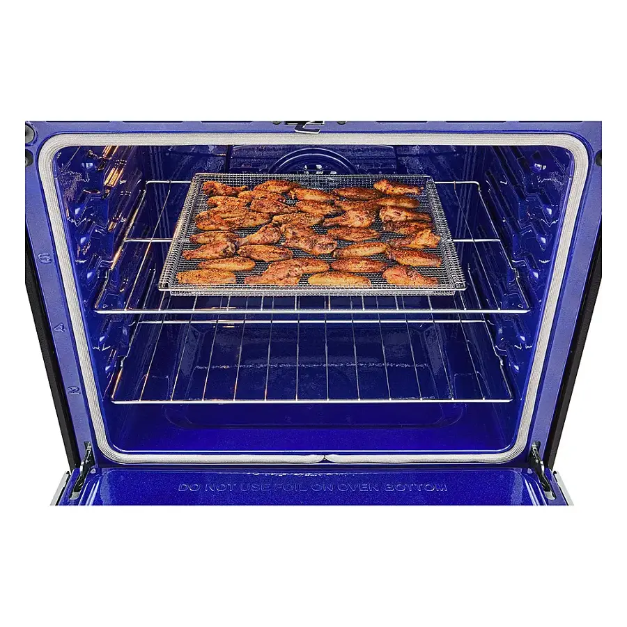 Alt View 24. LG - 6.3 Cu. Ft. Freestanding Electric Induction True Convection Range with EasyClean and Air Fry - PrintProof Stainless Steel.