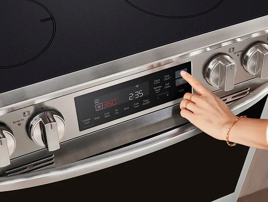 Alt View 28. LG - 6.3 Cu. Ft. Freestanding Electric Induction True Convection Range with EasyClean and Air Fry - PrintProof Stainless Steel.
