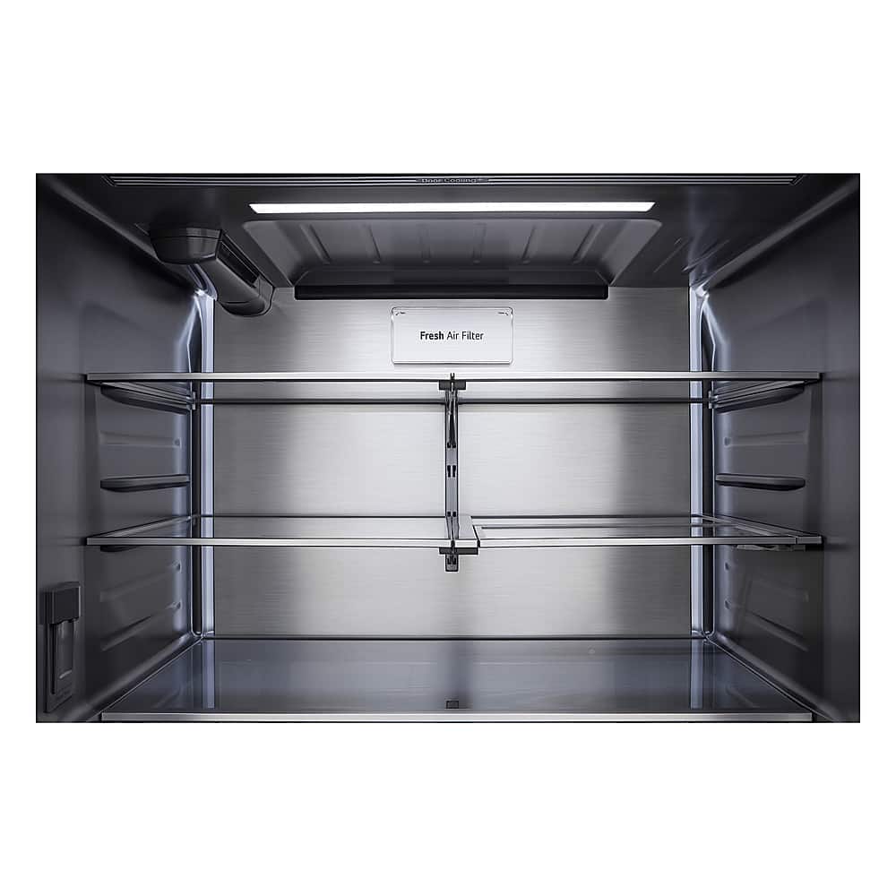 Alt View 11. LG - STUDIO Counter-Depth MAX 26.5 Cu. Ft. French Door Smart Refrigerator with Internal Water Dispenser - Essence White.