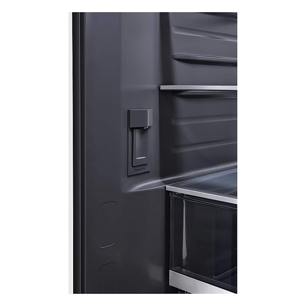 Alt View 18. LG - STUDIO Counter-Depth MAX 26.5 Cu. Ft. French Door Smart Refrigerator with Internal Water Dispenser - Essence White.